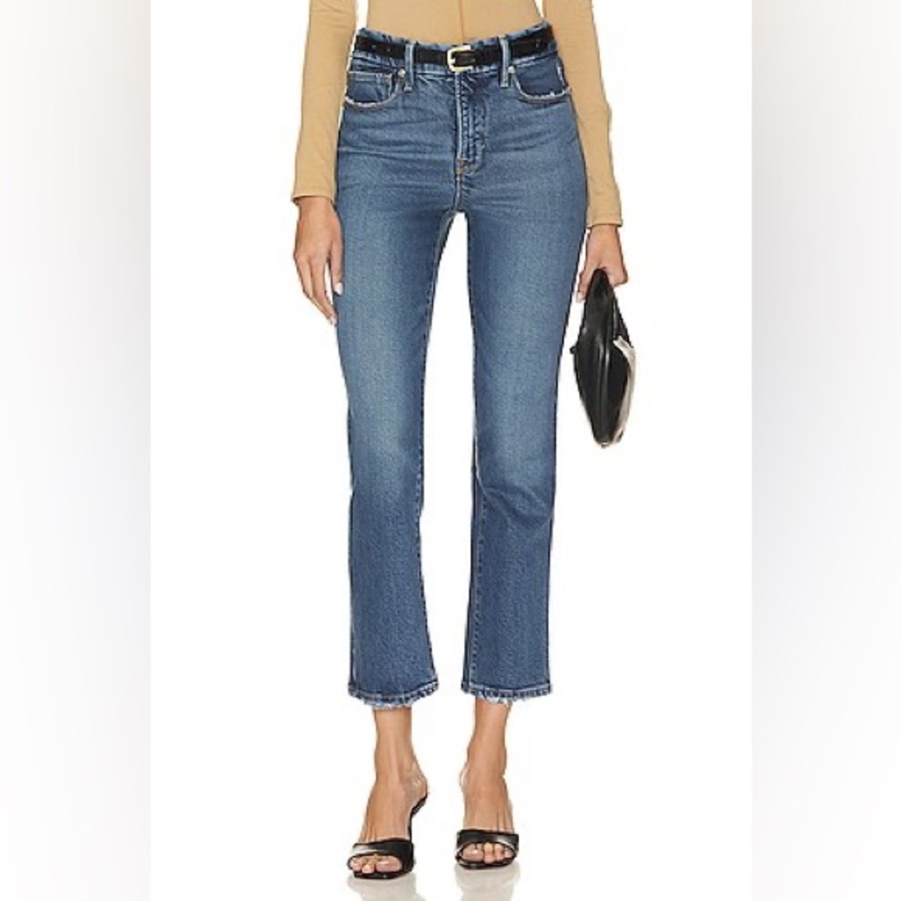 Good American Good Legs Straight Jeans Ankle Length size 6 / 28